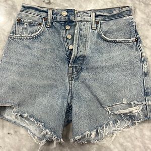 Agolde Distressed Riley shorts